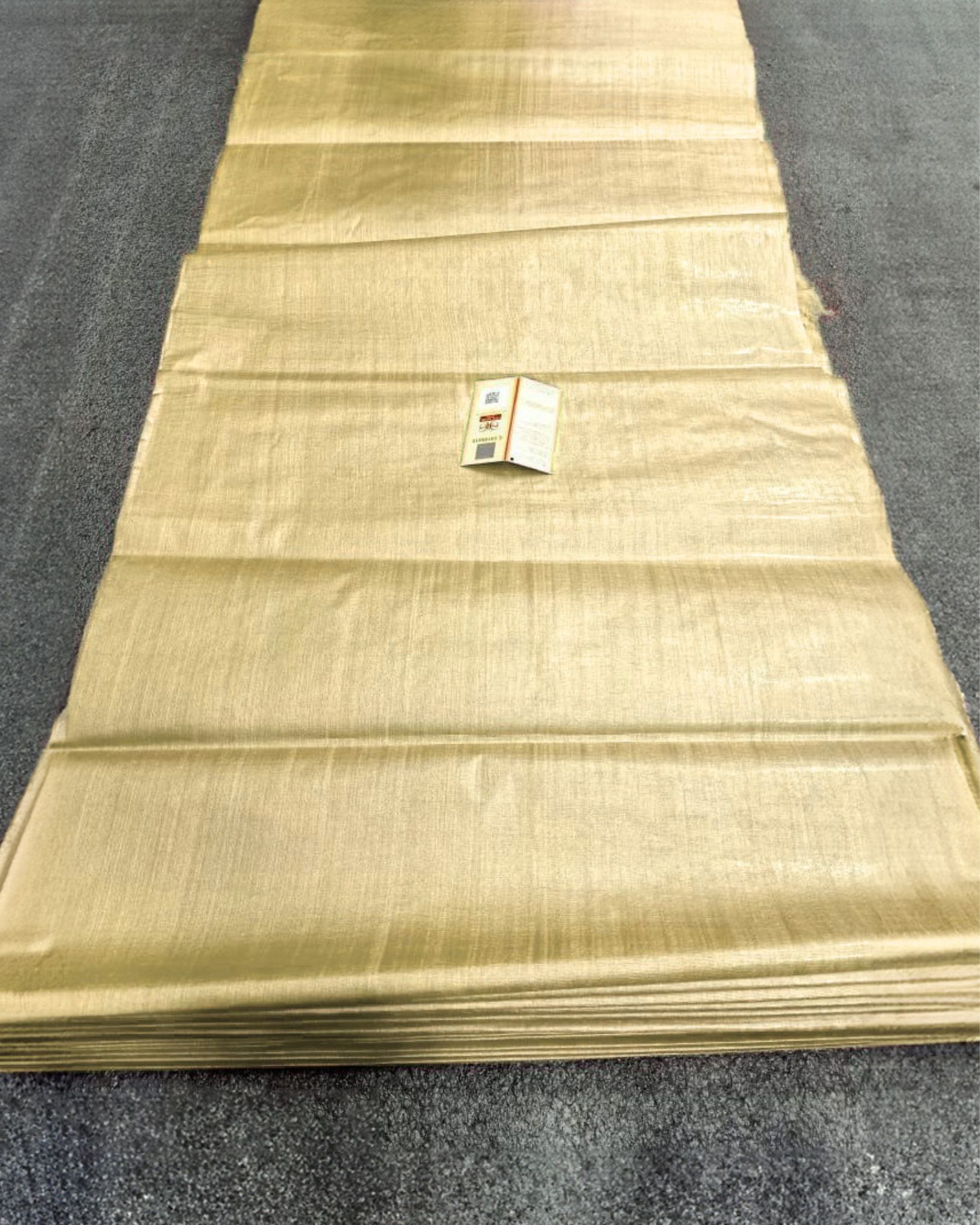 Silkmark Certified Pure Tussar Silk Fabric Cornflower Yellow Color-9959