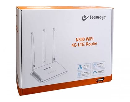 Secureye N300 Router Stay Connected Everywhere: Secureye N300 4G LTE / 5G Compatible SIM Router - Reliable Wi-Fi, Brand Warranty