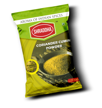 Shraddha Masala Coriander Cumin Powder | Coriander Powder | Dhaniya Jeera | Dhana Jeeru, 500gm Shraddha Masala Coriander Cumin Powder | Coriander Powder | Dhaniya Jeera | Dhana Jeeru, 500gm