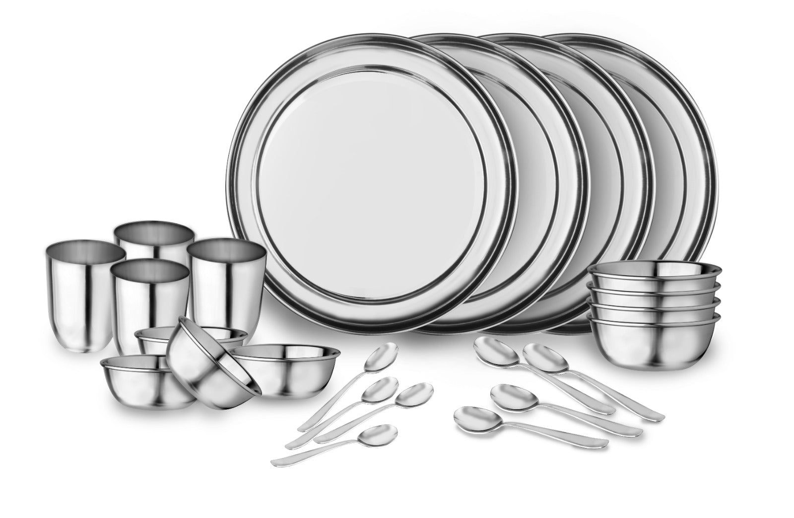 "Amaira" Stainless Steel Dinner set (24 pcs)