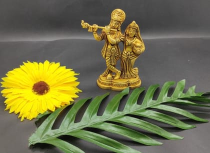 Handcrafted Brass Loard Radha Krishna Collectible/ Idol Handcrafted Brass Loard Radha Krishna Collectible/ Idol