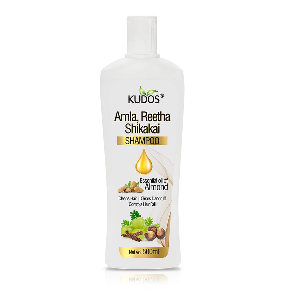 Kudos Amla Reetha Shikakai Shampoo | Hair Therapy Shampoo | 500ml