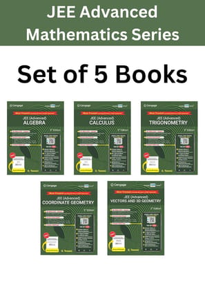 Mathematics Combo for JEE Advanced: Algebra + Calculus + Coordinate Geometry + Trigonometry + Vectors and 3D Geometry Set of 5 Books with Free Online Assessments & Digital Content
