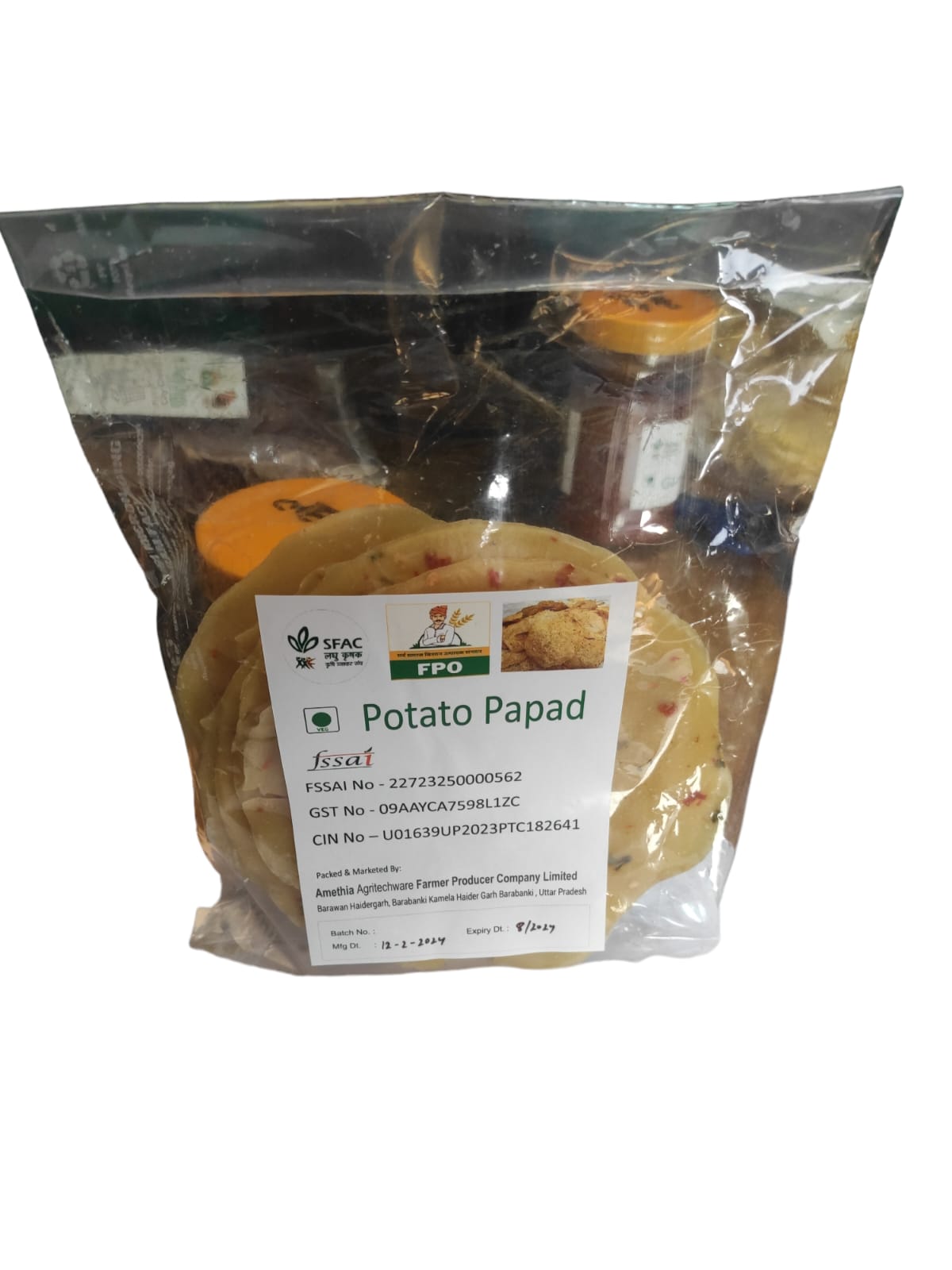 Potato Papad
