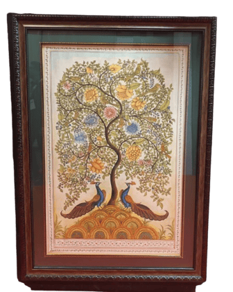 Pichwai Painting- Life Of Tree in canvas
