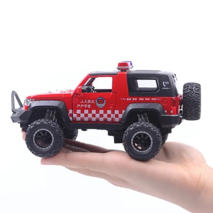 KTRS Enterprise Police Car Fire Truck Model 1:32 Alloy Off-Road Vehicle Toy Car Children's Sound and Light Door Openable Toy Car Metal Anti-Fall Pull Back Toy Car KTRS Enterprise Police Car Fire Truck Model 1:32 Alloy Off-Road Vehicle Toy Car Children's Sound and Light Door Openable Toy Car Metal Anti-Fall Pull Back Toy Car