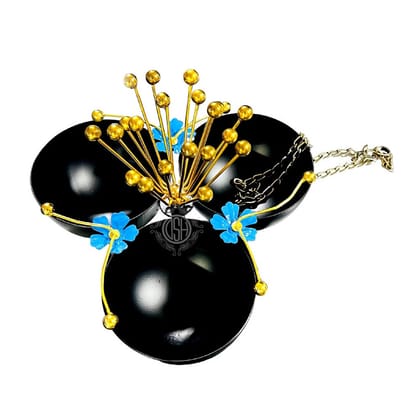 Decorative Bowl Multi Utility Snacks Decorative and Serving Bowl Platter for Home Decor Gifting Item. (WRBWL-3BLOCK-BLK) (Black) Decorative Bowl Multi Utility Snacks Decorative and Serving Bowl Platter for Home Decor Gifting Item. (WRBWL-3BLOCK-BLK) (Black)