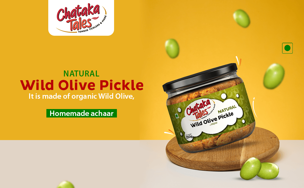 Chataka Tales Natural Wild Olive Pickle