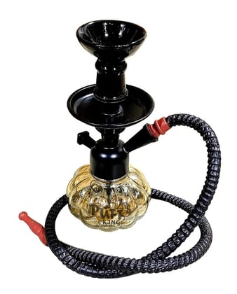 Puff King Designer Decorative Gold and Black Hookah Pot Kharbuza Shape (10 Inch) KH10-LUSTRgold Puff King Designer Decorative Gold and Black Hookah Pot Kharbuza Shape (10 Inch) KH10-LUSTRgold