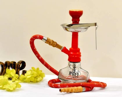 Puff King Hookah Pot Set, Latest Model Chico Glass Hookah Decorative Stylish Hookah for Flavour Hukkah.(HUK-5029-MYA-CHIKO) (Red) Puff King Hookah Pot Set, Latest Model Chico Glass Hookah Decorative Stylish Hookah for Flavour Hukkah.(HUK-5029-MYA-CHIKO) (Red)
