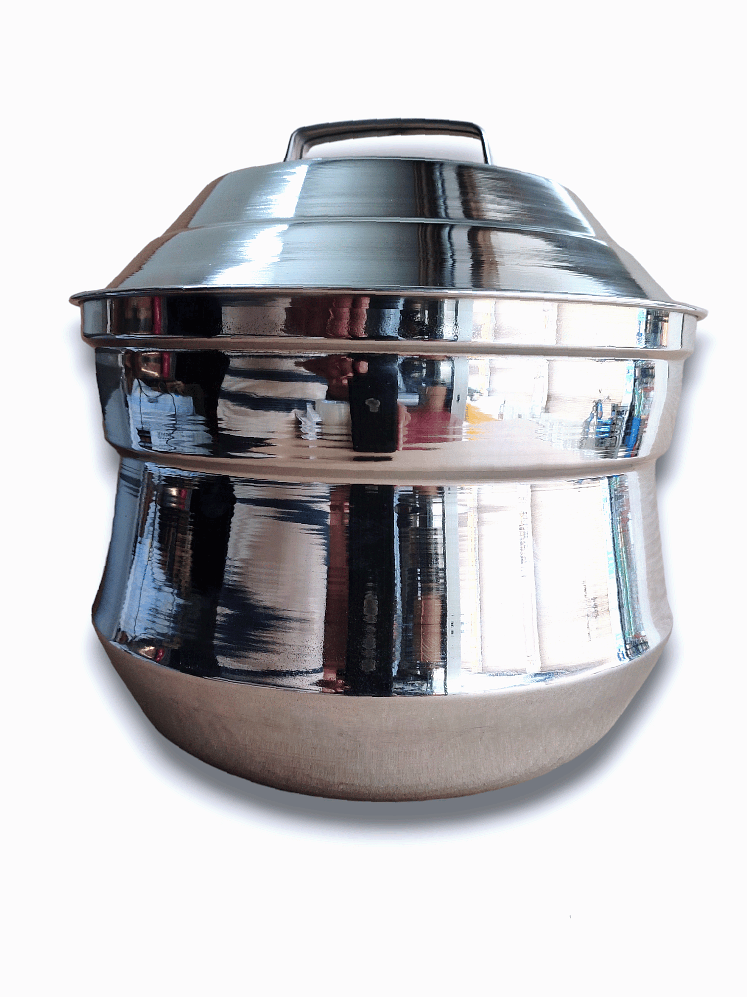 NAAYAGI - STAINLESS STEEL - TIRUPPUR TYPE IDLY MAKER / IDLY PAANAI - SMALL SIZE - 8 CUP