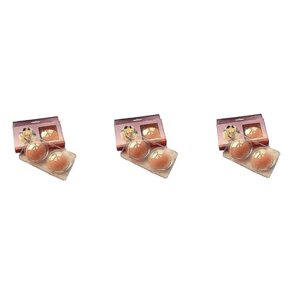 HEMRITU Women's Reusable Nipple Cover - Silicone Nipple Cover Bra Pad - Adhesive Reusable Nipple Pads - Thin Silicone Nipple Cover Pasties Brown