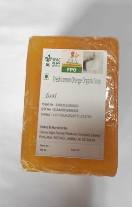 Fresh Lemon Orange Organic Soap Fresh Lemon Orange Organic Soap