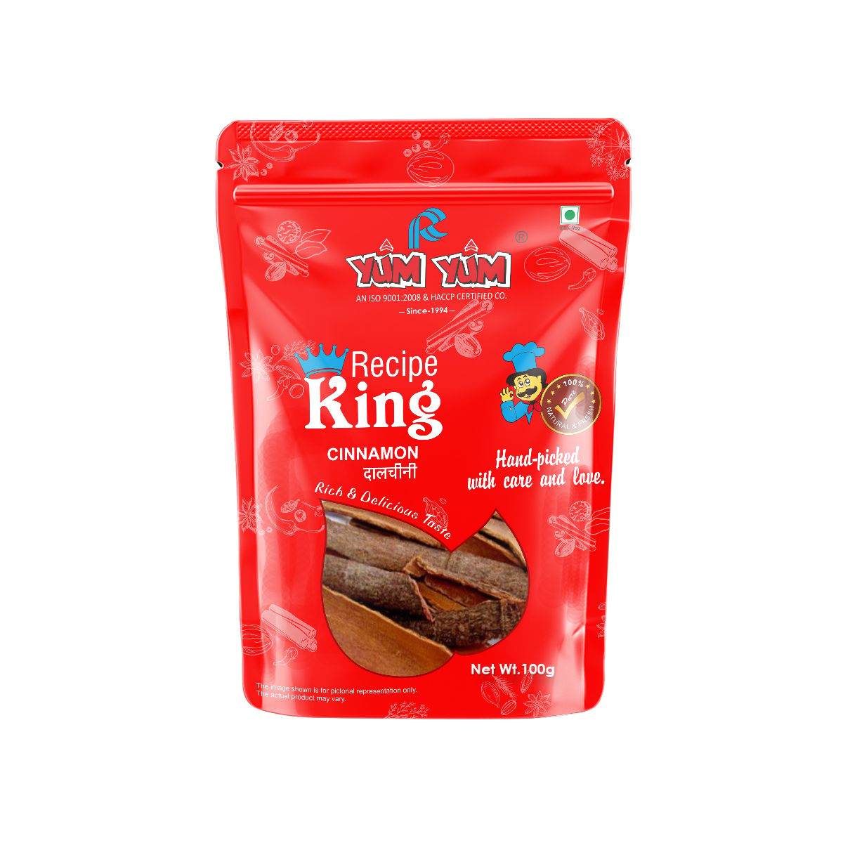 Yum Yum Premium Cinnamon Stick (Dalchini) 100g