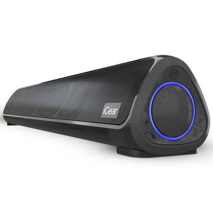 i GEAR immerse soundbar 20 Watts Bluetooth Speaker5.1 with Multiple Playback Options|Inbuilt SubWoofer|FM Radio|Micro SD|USB Slot, Heavy Bass, Stylish Look (Black) i GEAR immerse soundbar 20 Watts Bluetooth Speaker5.1 with Multiple Playback Options|Inbuilt SubWoofer|FM Radio|Micro SD|USB Slot, Heavy Bass, Stylish Look (Black)