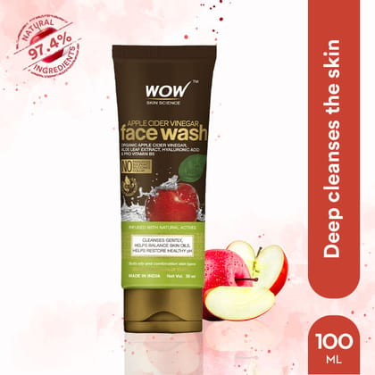 WOW Skin Science Apple Cider Vinegar Face Wash (100 ml) WOW Skin Science Apple Cider Vinegar Face Wash (100 ml)