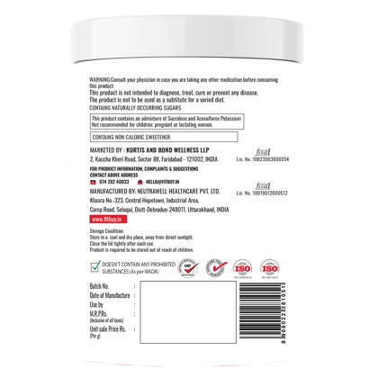 Fitbuy PreFit - Hardcore Pre-Workout 360g (Fruit Punch) Tested for Purity, Boost Performance, Intense Energy, 3500mg Beta Alanine, 3000mg Citrulline, 1500mg Arginine, 750mg creatine, 200mg Caffeine,  30 Serving