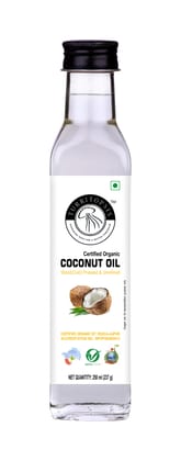 TURRITOPSIS Virgin Coconut Oil Certified Organic Cold Pressed Extracted by Chekku kachi Ghani Wood Pressed Unrefined Pure Natural Cooking Oil 250 ml Pack of 1 TURRITOPSIS Virgin Coconut Oil Certified Organic Cold Pressed Extracted by Chekku kachi Ghani Wood Pressed Unrefined Pure Natural Cooking Oil 250 ml Pack of 1