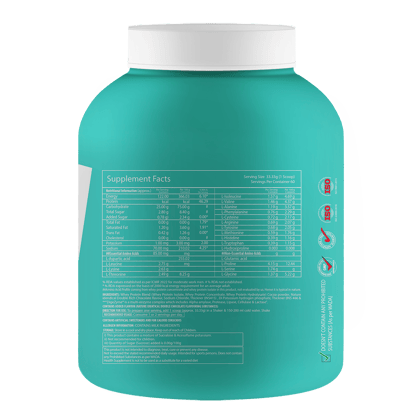 Fitbuy 100% Whey Protein 2kg (Double Rich Chocolate) with DigeZyme® For Easy Digestion, Tested for Purity, Easy Mixing, Muscle Growth, Muscle Recovery, 25g Protein, 5.7g BCAA, 11g EAA, ZERO Added Sugar