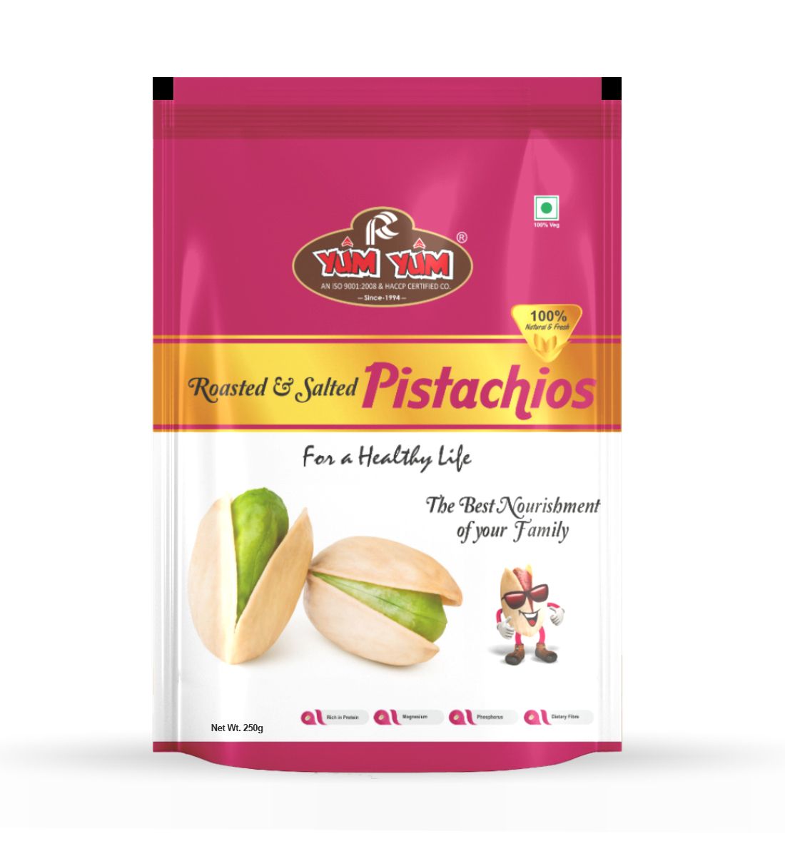 Yum Yum Roasted Pistachios 200g