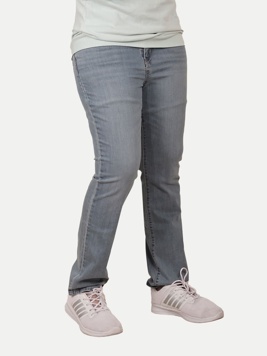 Women Light Blue Denim Pants