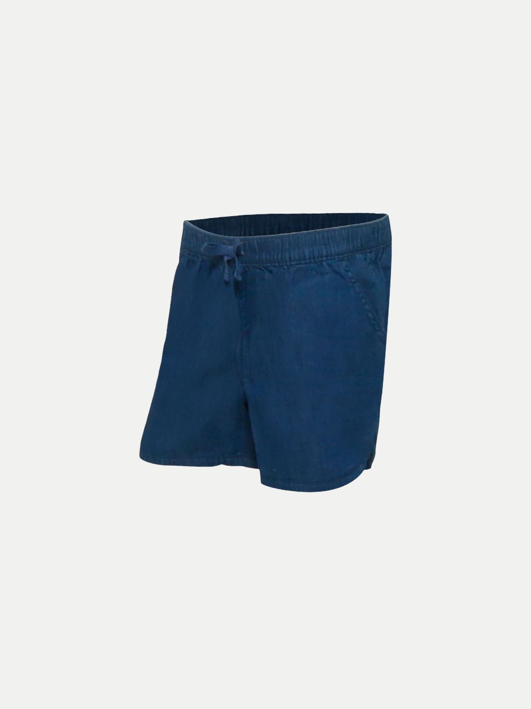 Teen Girls Dark Blue Washed Denim Shorts