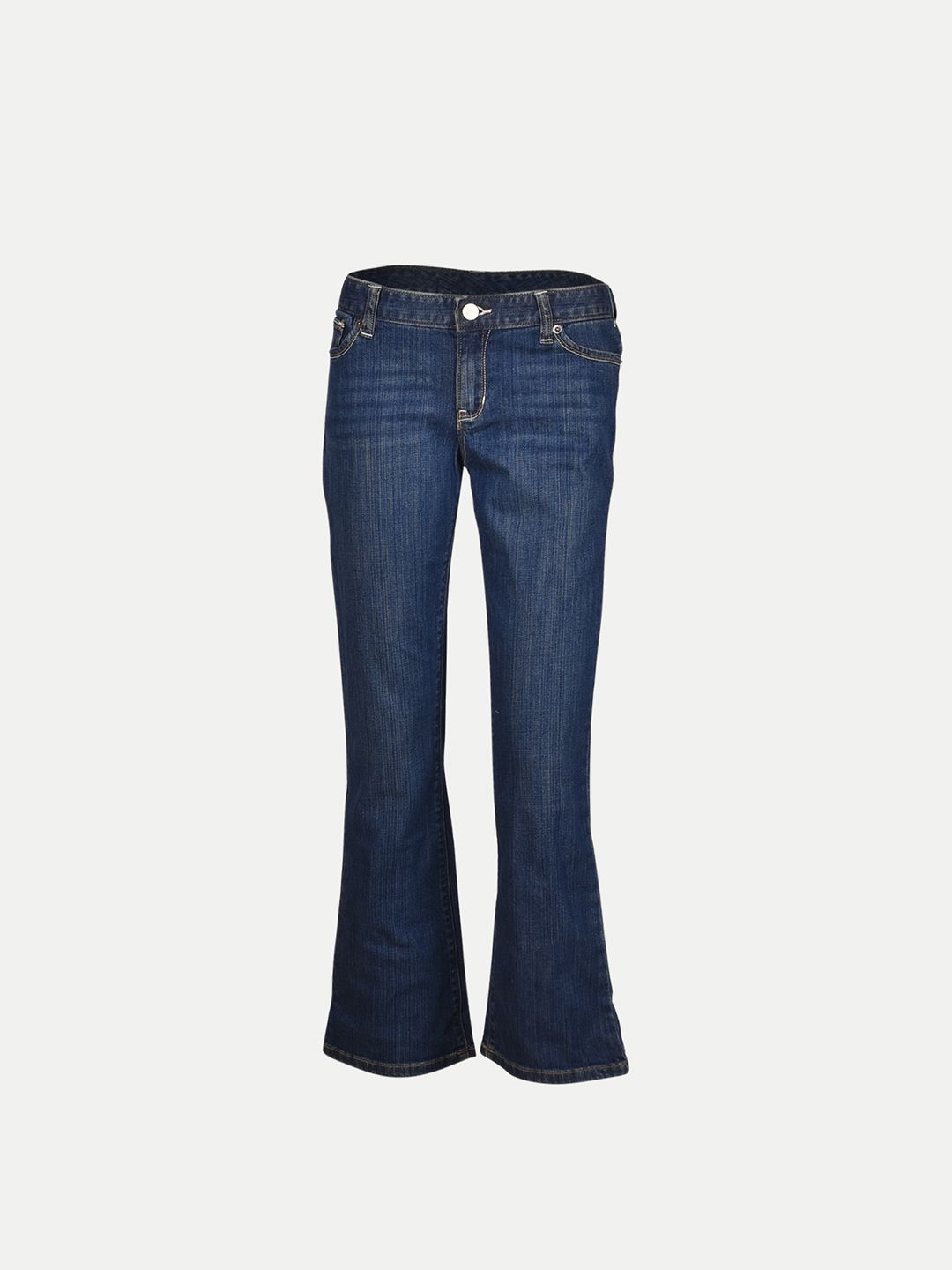 Teen Girls Navy Mid-washed Denims