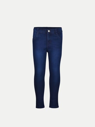 Teen Girls  Blue Denim Pant