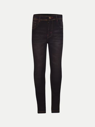 Teen Girls Black Denim Pant
