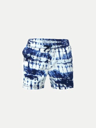 Teen Girls Blue All Over Print shorts