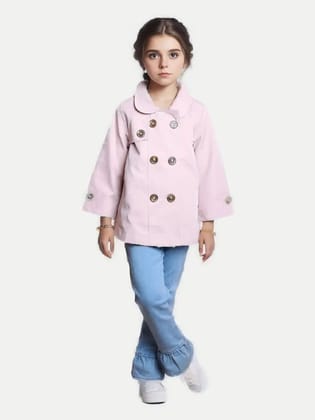 Blue Pleated Cotton Pants