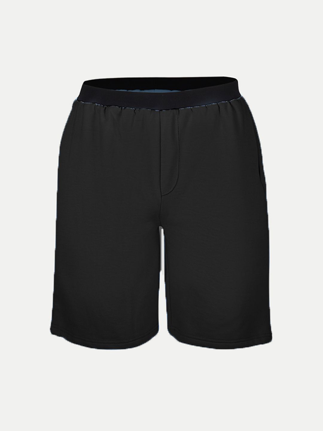 Mens Black knitted Casual Shorts