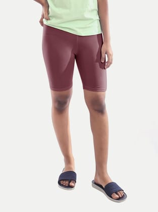 Teen Girls Purple Casual Shorts