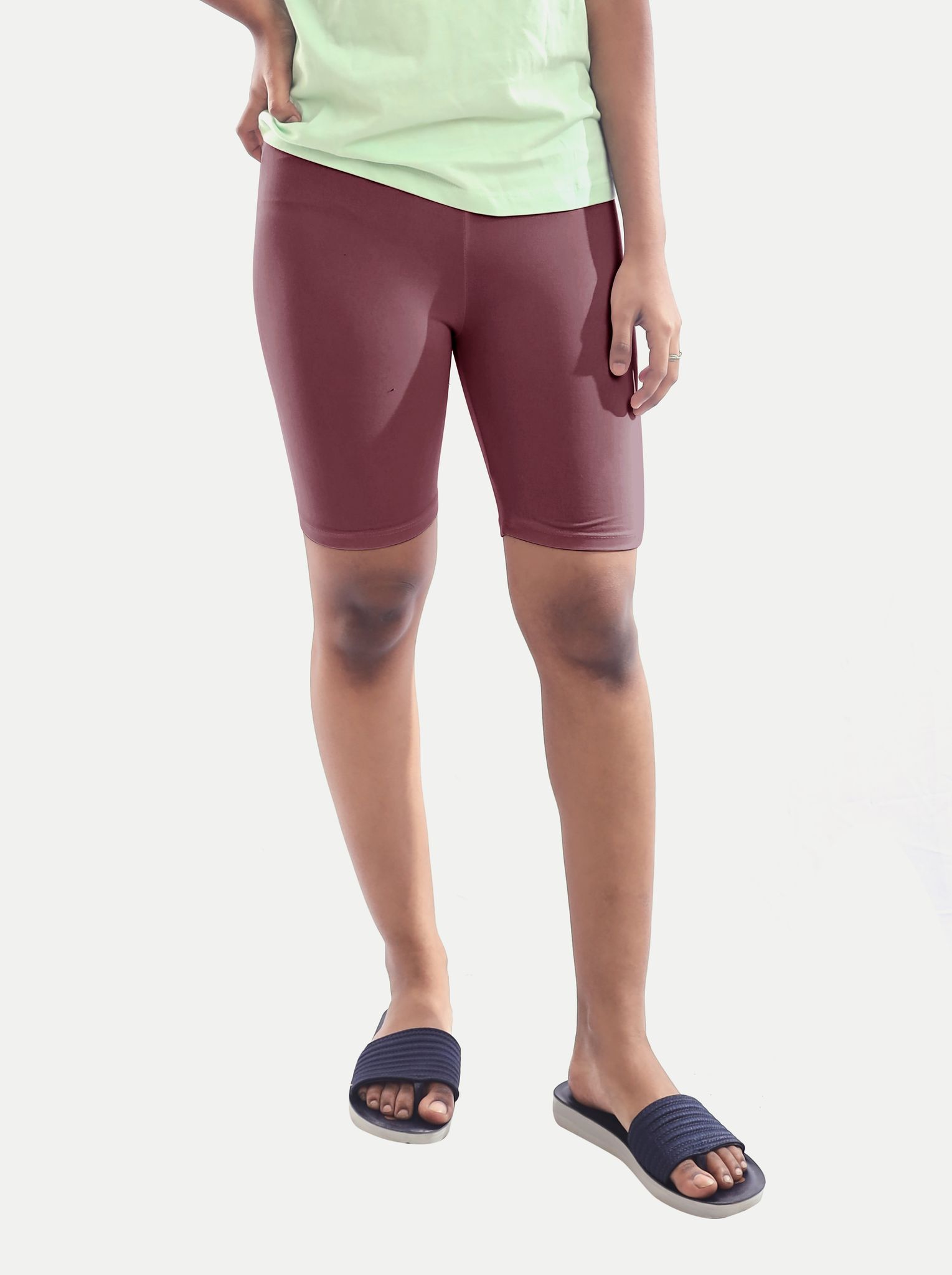 Teen Girls Purple Casual Shorts