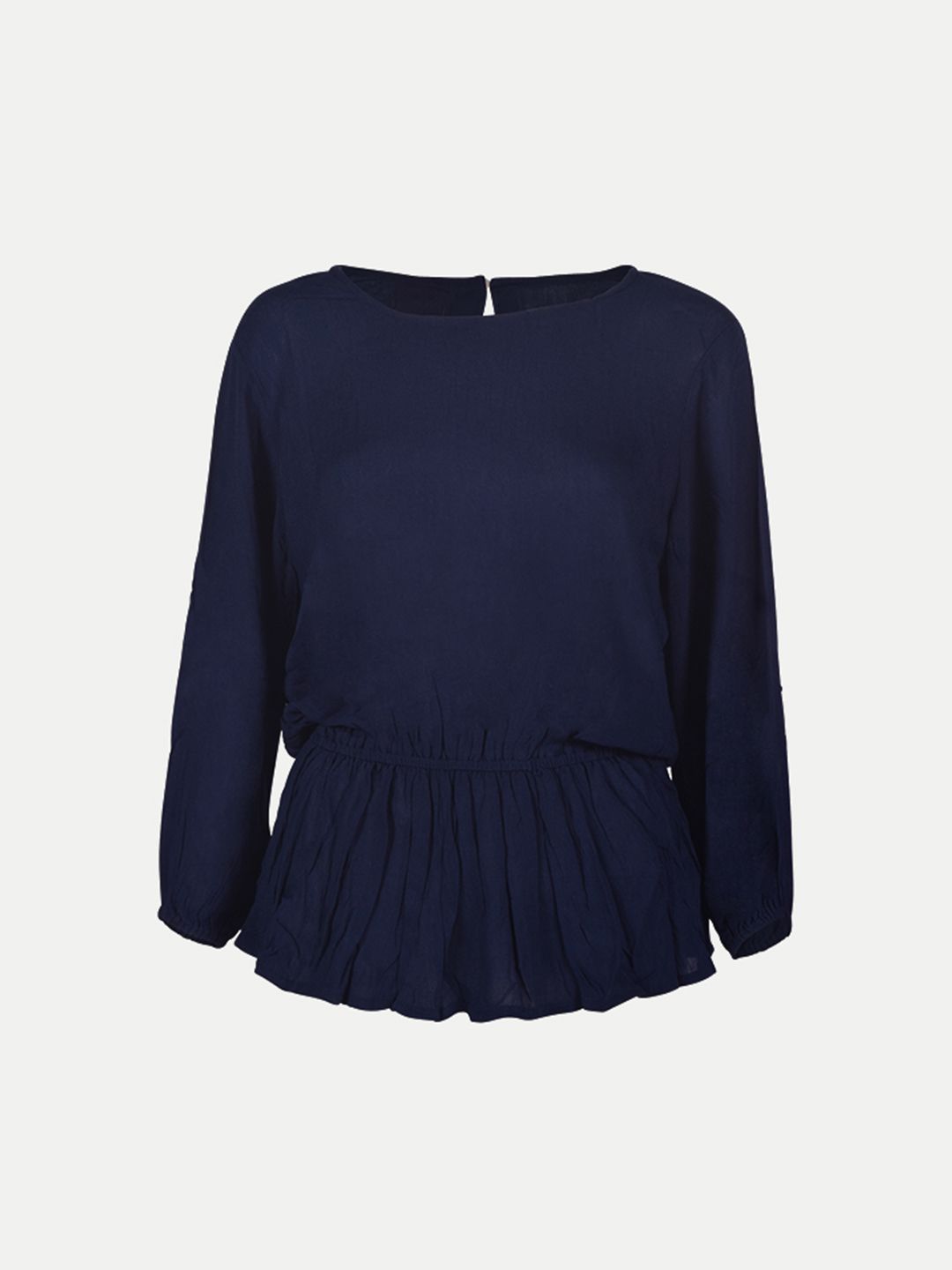 Teen Girls Navy Solid Dress