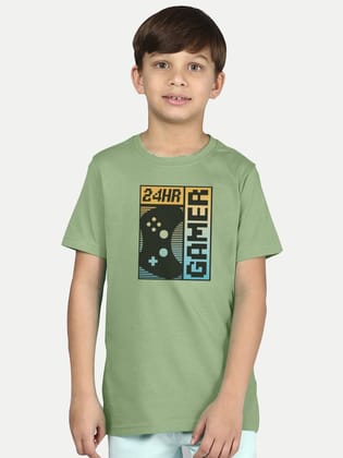 Boys Pista Printed Gamer on T- shirt