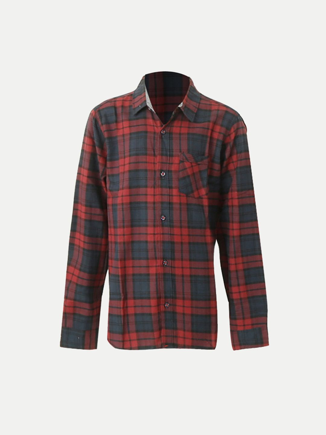 Boys Red Checked Shirt