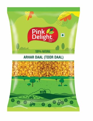 Pink Delight Unpolished Arhar Daal / Tur Daal, 1 Kg Pack Pink Delight Unpolished Arhar Daal / Tur Daal, 1 Kg Pack