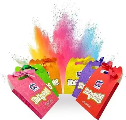 UrbanOasis Holi Colors Holi Color Powder Pack of 6 (Purple, Yellow, Green, Orange, Red, 600 g) UrbanOasis Holi Colors Holi Color Powder Pack of 6 (Purple, Yellow, Green, Orange, Red, 600 g)