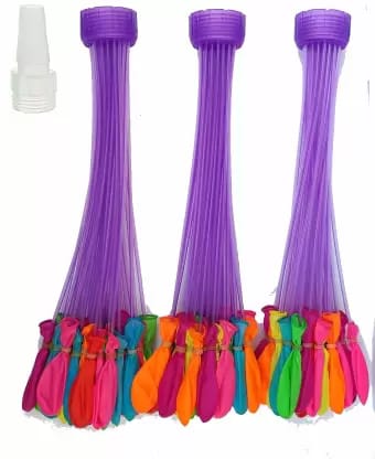 UrbanOasis Holi Water Balloons Gun for Kids, Boys, Girls and Adults | Small Gun Water Balloons Pump Pichkar (Pack 3) UrbanOasis Holi Water Balloons Gun for Kids, Boys, Girls and Adults | Small Gun Water Balloons Pump Pichkar (Pack 3)
