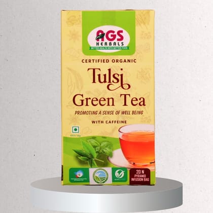 Tulsi Green Tea Pyramid Tea Bags Tulsi Green Tea Pyramid Tea Bags