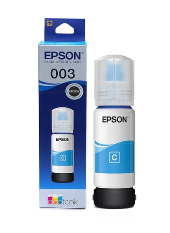 Epson 003 Cyan Ink Bottle 65 ml for EcoTank L1100 series / L1200 series ...