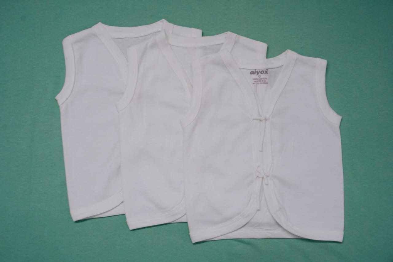 Baby Knitted Jhabla with Front Loop