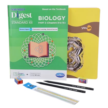 Navneet Youva Happiness Combo Biology Study Kit 1 Part 2 (1 Digest + 1 Three Subject Book + 2 Pencils + 1 Sharpener + 1 Eraser + 1 Scale) Navneet Youva Happiness Combo Biology Study Kit 1 Part 2 (1 Digest + 1 Three Subject Book + 2 Pencils + 1 Sharpener + 1 Eraser + 1 Scale)