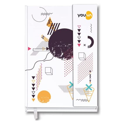 Navneet Youva | Case Bound Office Note Book Journal with Magnetic Cover, Easy to Carry | Note Down Your Important Information | A5 Size - 14.8 cm x 21 cm | Single Line | 192 Pages (Color and design may vary)