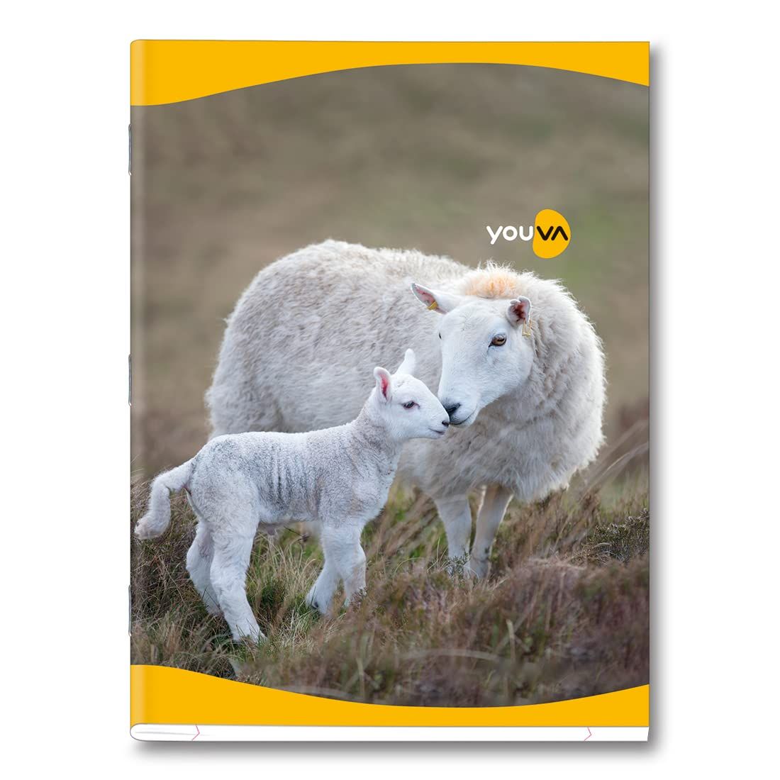 Navneet Youva | Soft Bound Note Book for Students | Jumbo Size 18 cm x 23.5 cm | Unruled | 24 Pages | Pack of 24