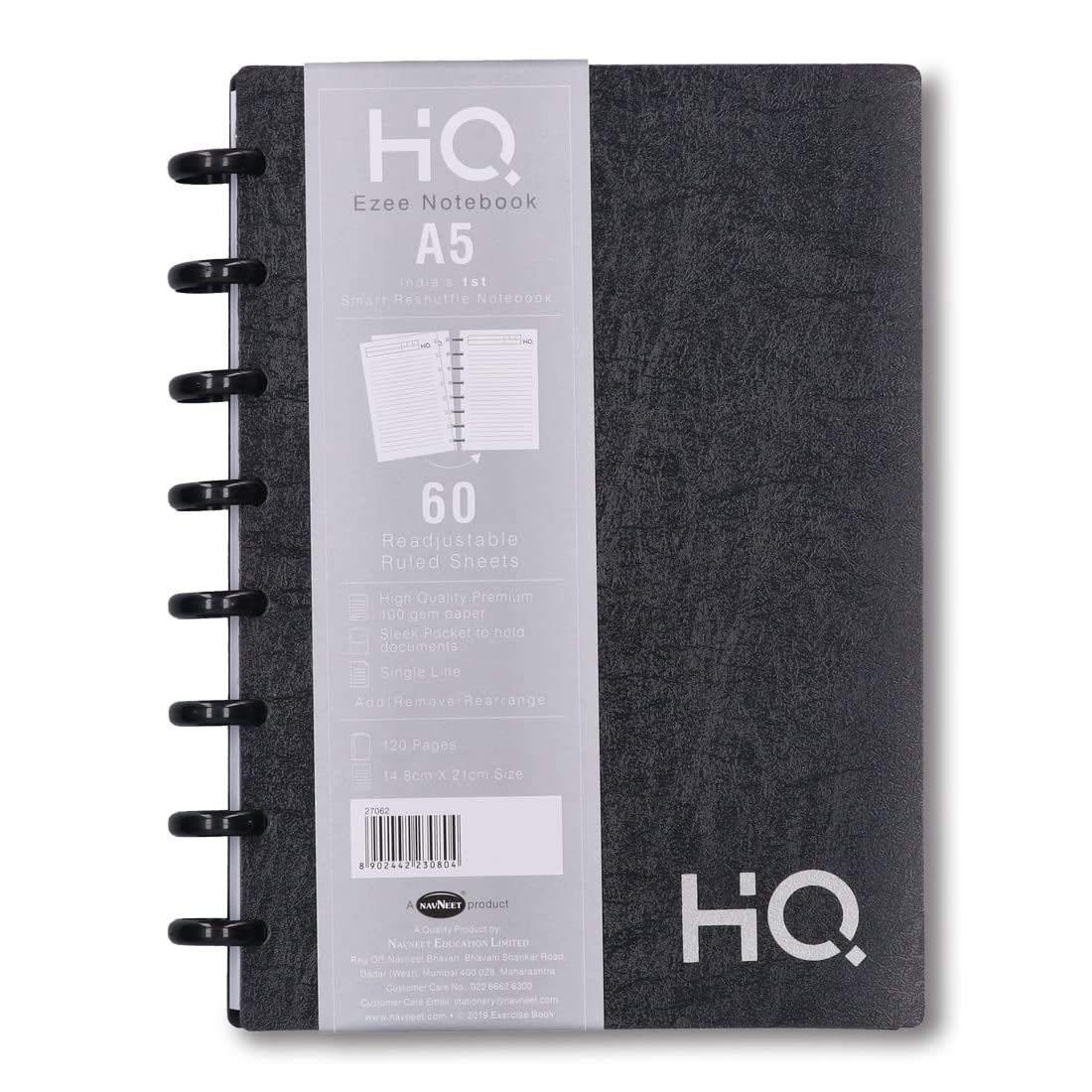 Navneet HQ | EZEE Disc Book | 14.8 cm X 21 cm | 120 Pages |