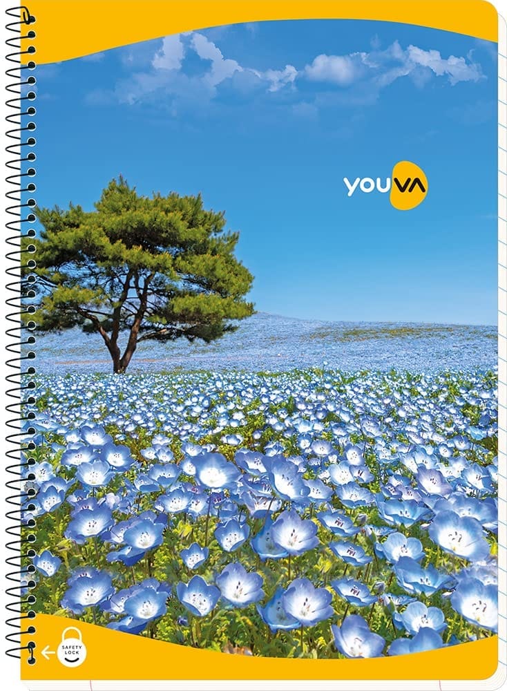 Navneet Youva | Spiral Book | 21 cm X 29.7 cm | Single Line |