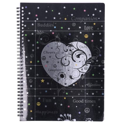 Navneet Youva | Wiro Bound Notebook - Jazz | A4-21 x 29.7 | Single Line | 160 Pages | Pack of 1, Multicolor