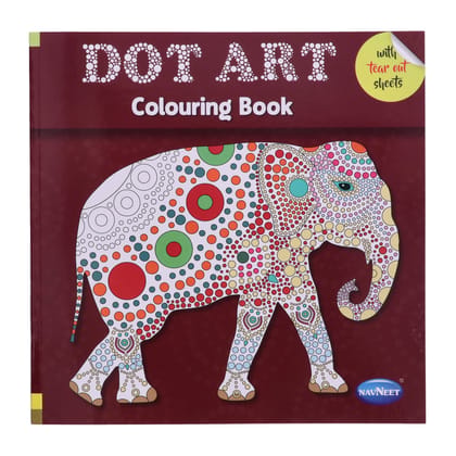 Navneet Dot Art colouring Book for Beginners and Adults [Perfect Paperback] Navneet Education Limited